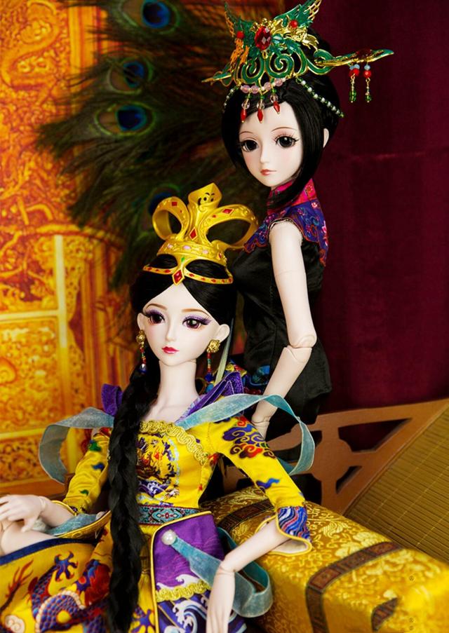原创叶罗丽中古装仙子们的娃娃造型颜爵有代表性蓬莱仙子现身
