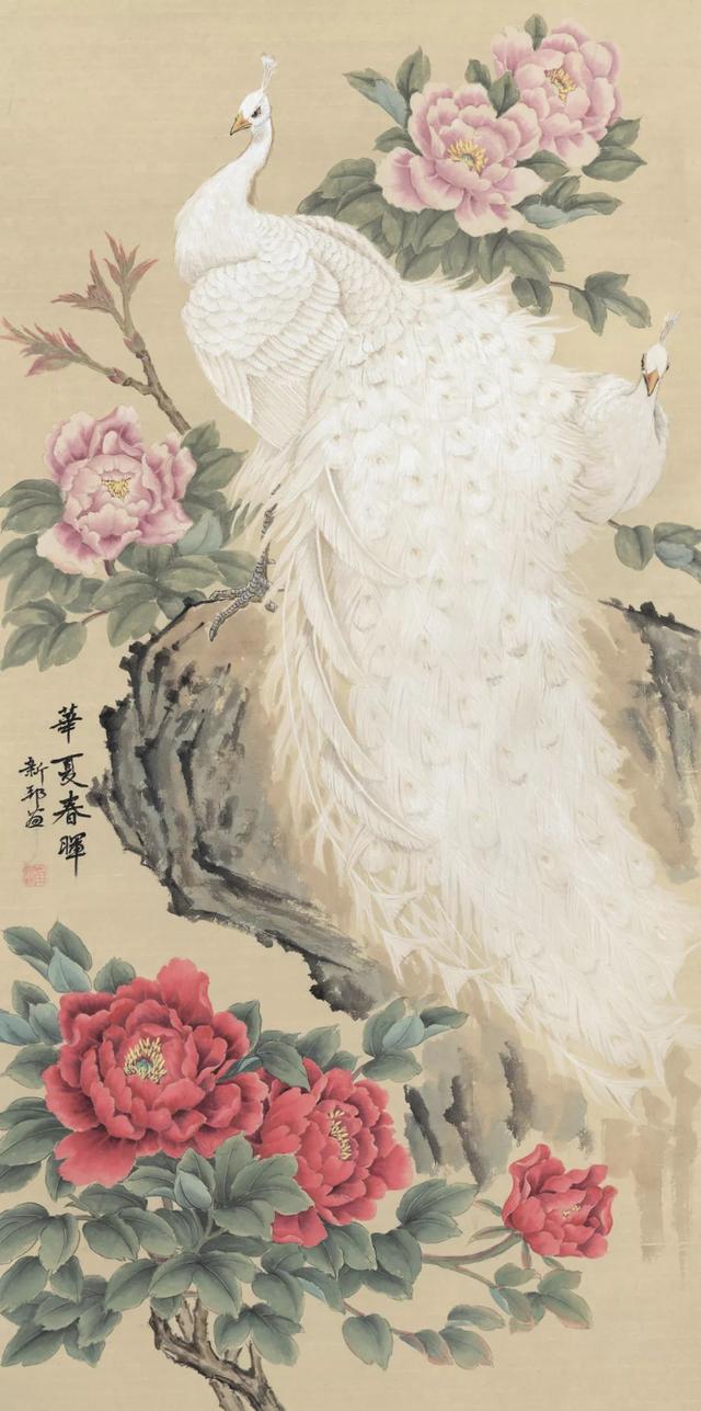 挥墨泼彩庆华诞鸟语花香迎新春陈国良师生画展