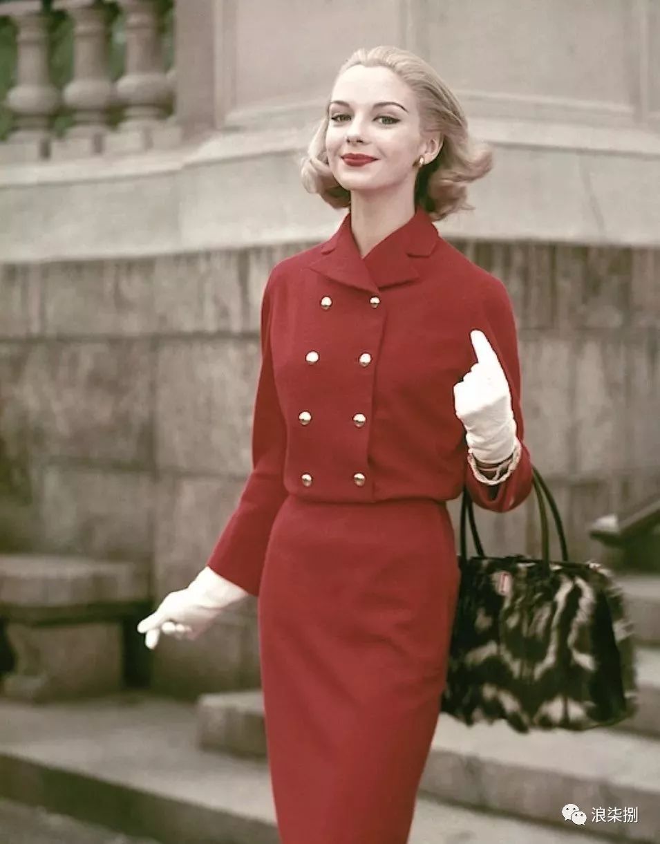 复古时尚上世纪五十年代女性的冬日装扮极致优雅