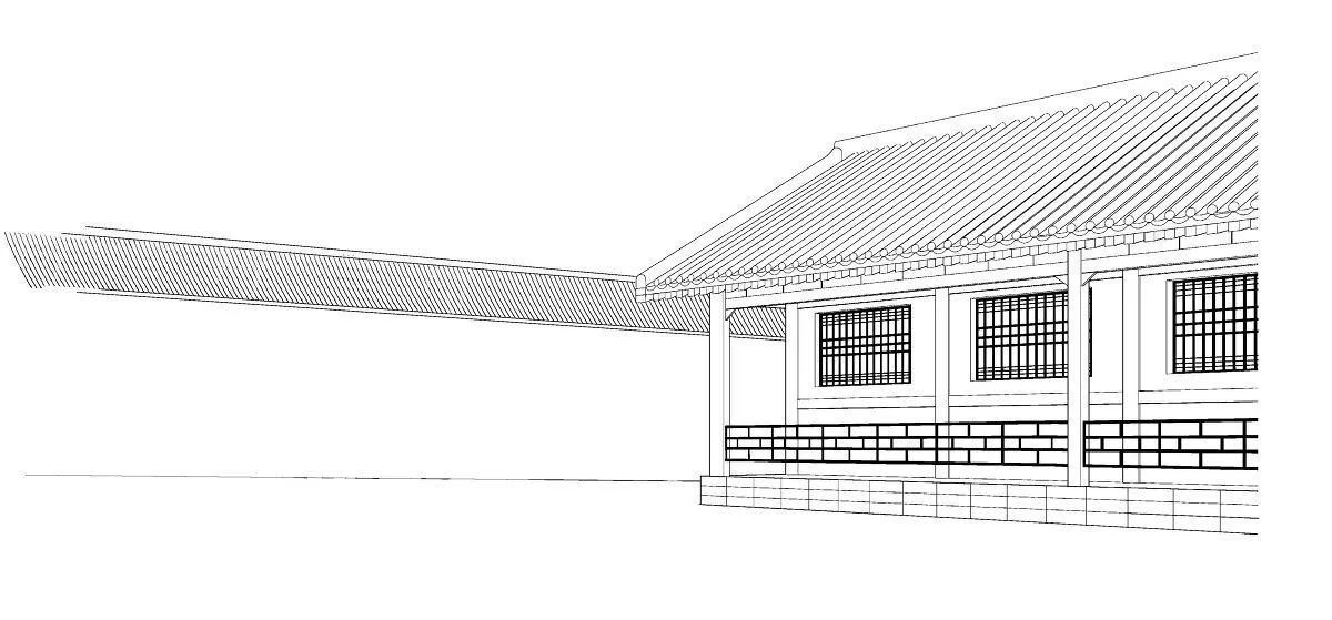 中式古建筑临摹素材,新人基础场景练习的好素材!_透视