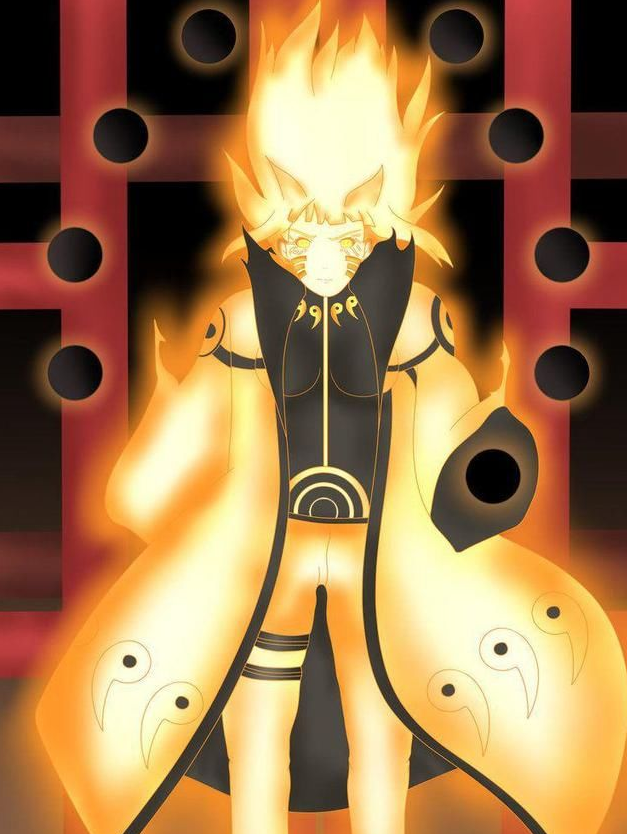 火影忍者当主角全都变九尾模式佐助比鸣人还要帅