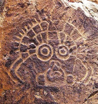 宁夏有一处远古时期游牧民族留下的艺术画廊,刻画在贺兰山上_岩画