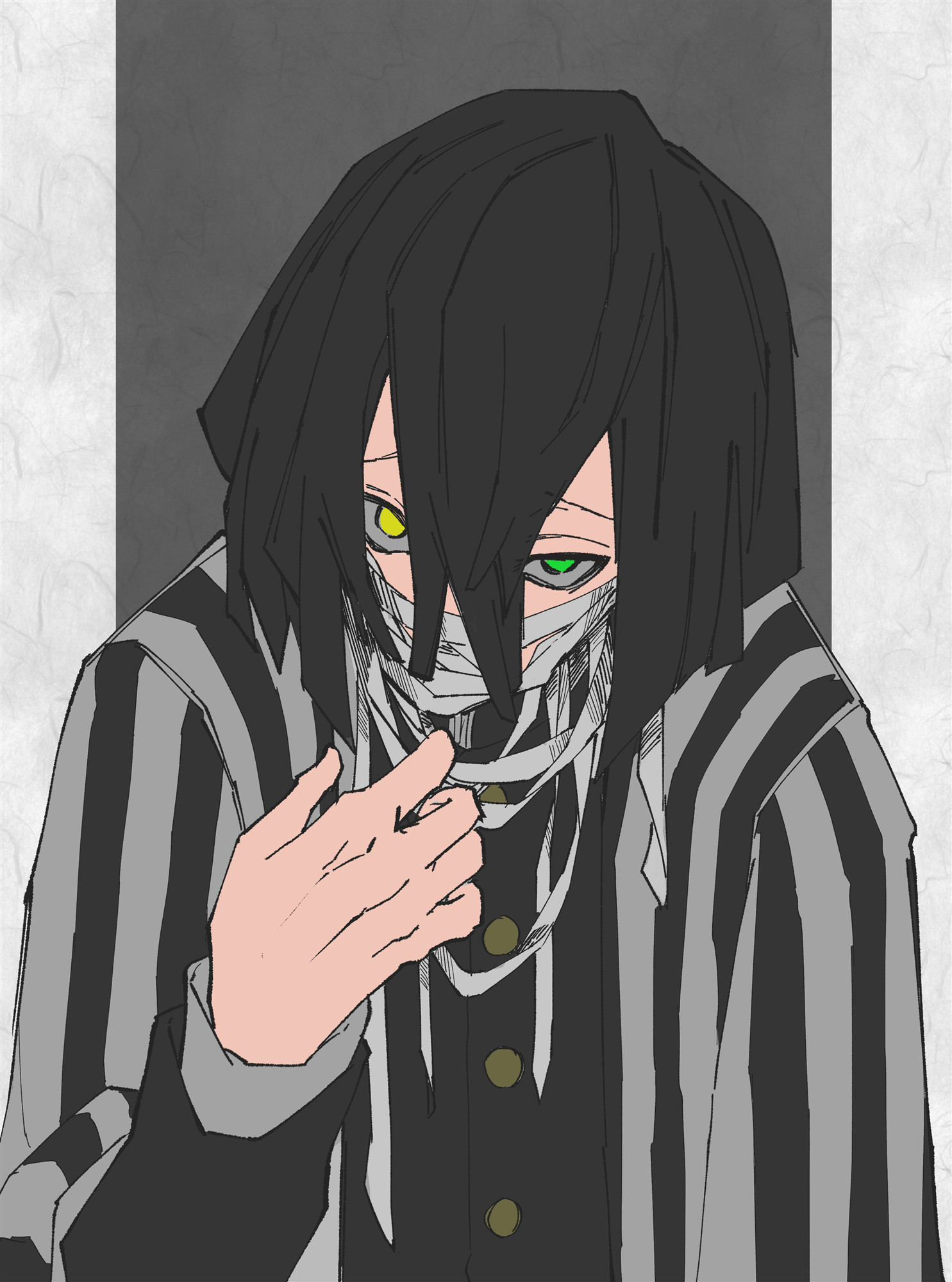 鬼灭之刃动漫美图:实弥兄弟,炭治郎来守护