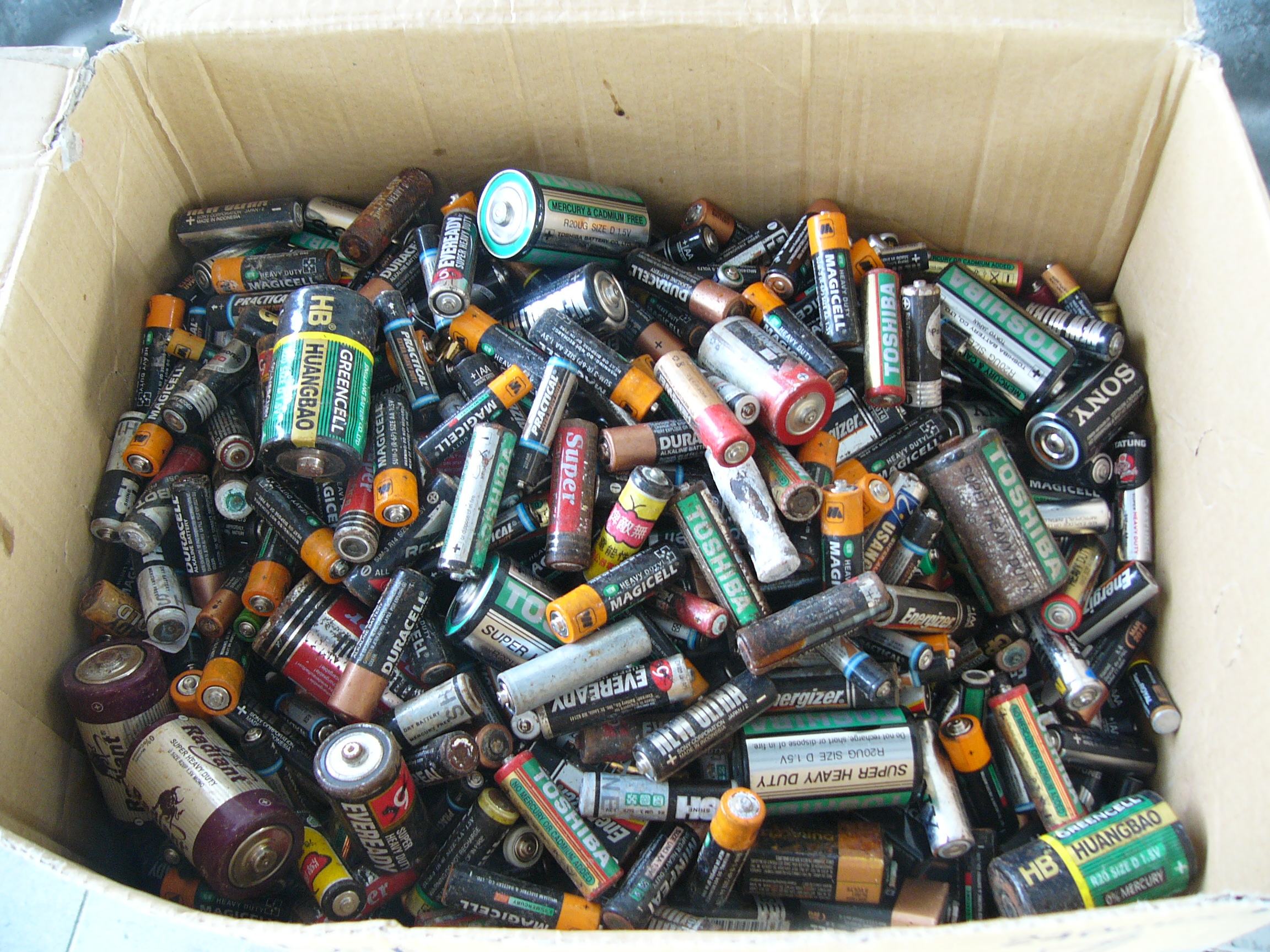 废旧电池属于什么垃圾图片