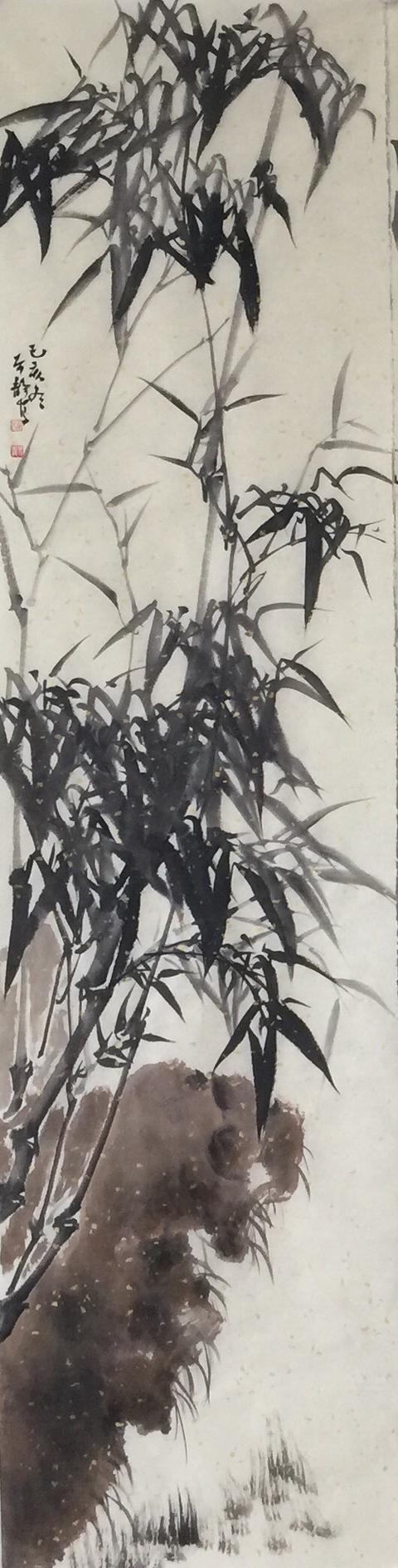 对竹的痴迷是一种情怀张本静画竹你来吟诗