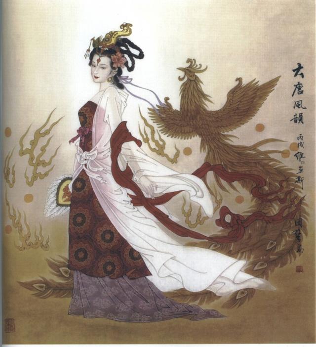 项维仁工笔仕女画欣赏