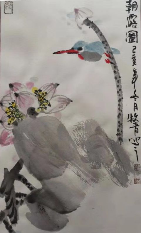 中国画名家画家牧青山水画欣赏
