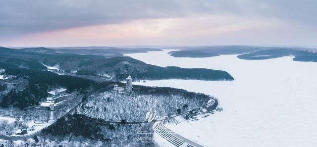 原创雪后初霁的净月潭,长春的林海雪原,日月潭的姊妹湖