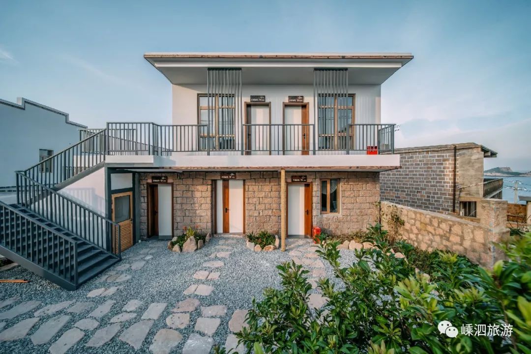 嵊泗首个民宿综合体黄龙岛8栋原汁渔味的民宿小楼不但拥有无敌海景还