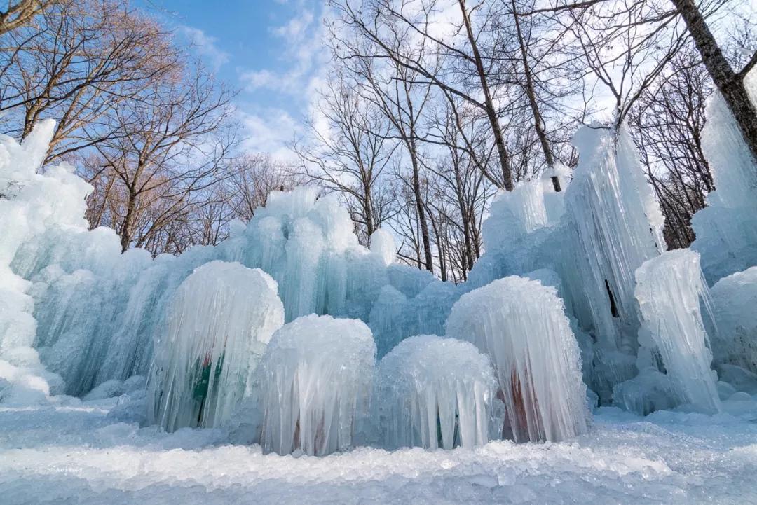 先睹为快嵩县白云山冰挂美景亮相千万别错过