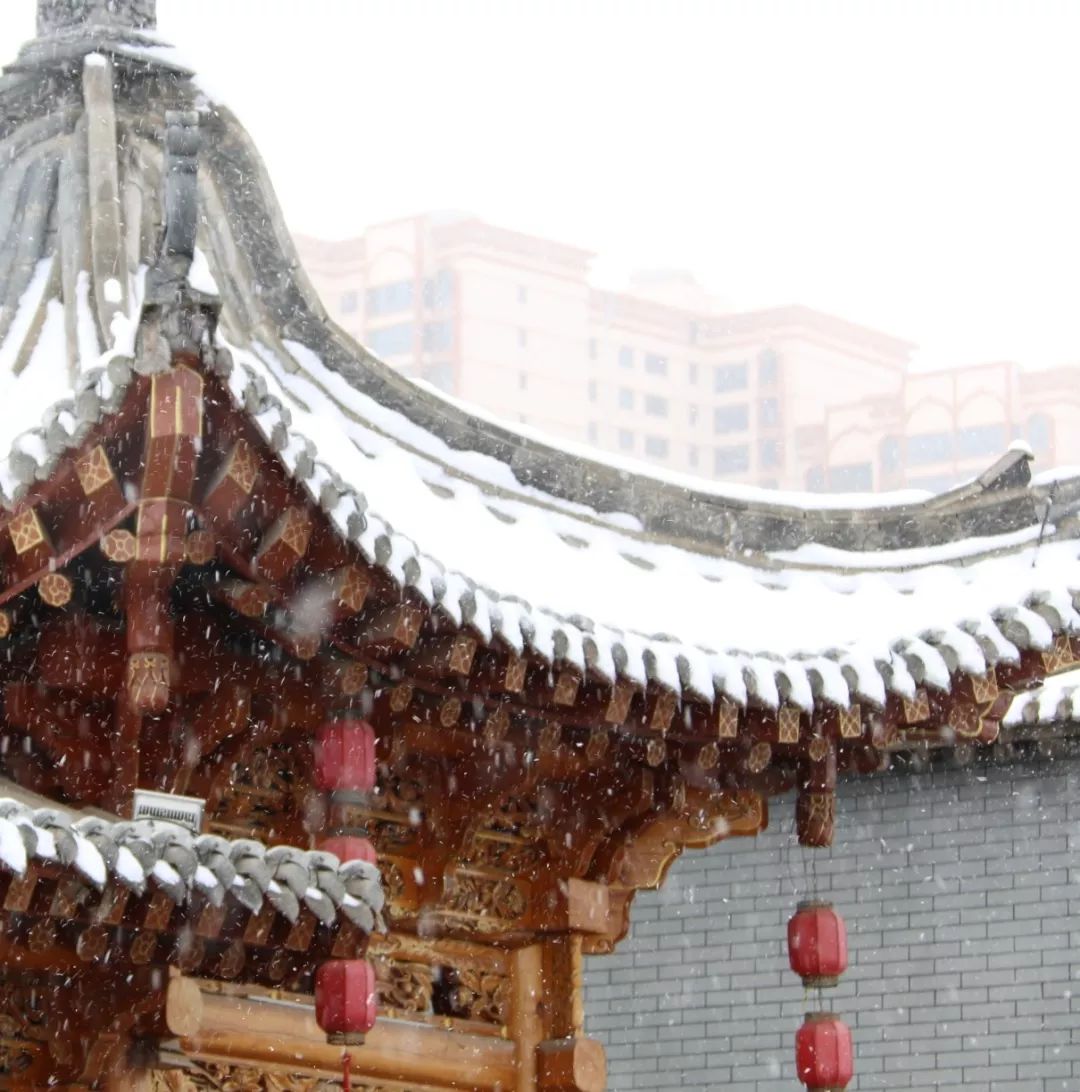 雪落八坊十三巷水墨诗画天自成