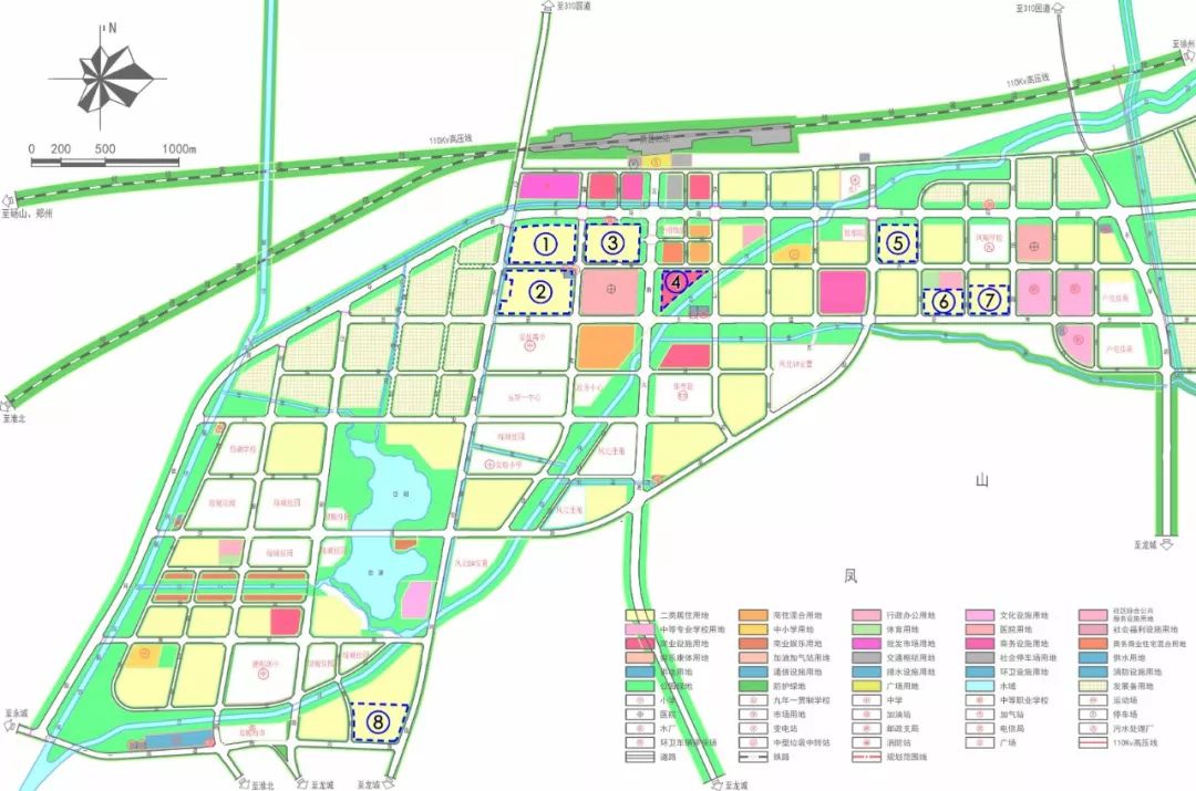 萧县凤城新区这8块地重磅亮相招商附图2020年萧县土地招商推介会在省