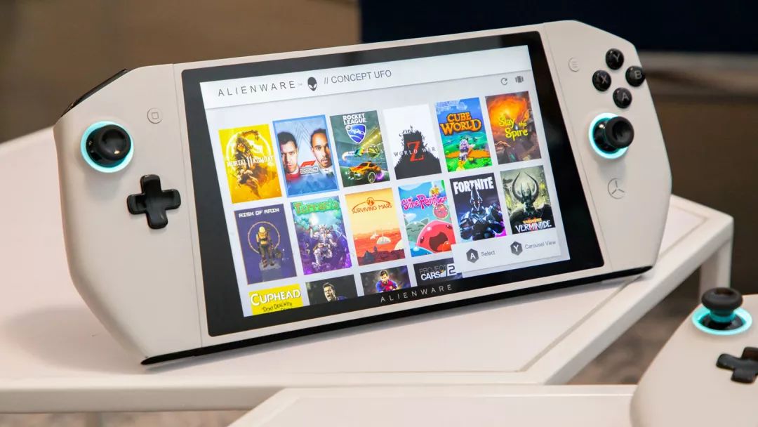 alienware的概念游戏掌机conceptufo