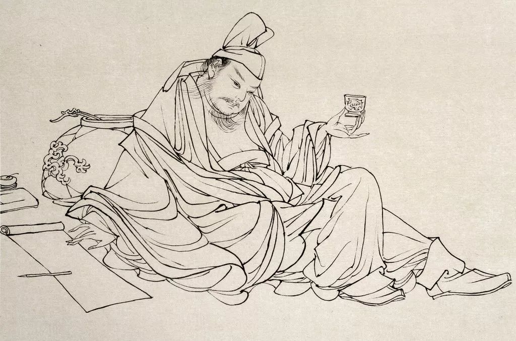 画令人震撼的中国传统线描蔡岚工笔人物欣赏