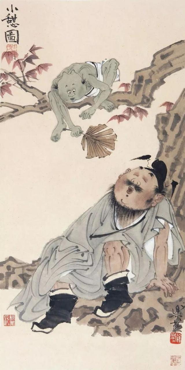 笔墨表现得恰到好处,调侃俏皮的不温不火,既具有时代特点的装饰趣味