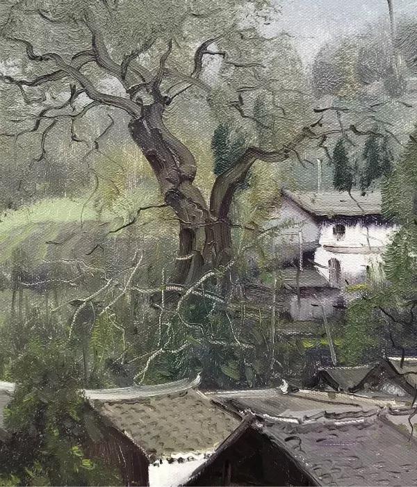 翁凯旋偏岩古镇跨年写生