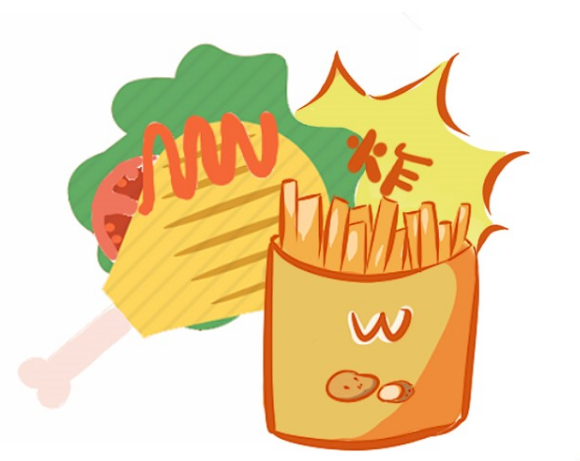 4,油炸后的食物食物经过高温油炸之后,虽然会散发出迷人的香味,但食物