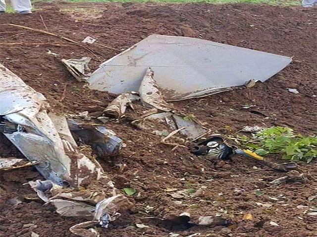 突发巴基斯坦一架歼7飞机坠毁现场让人不忍直视