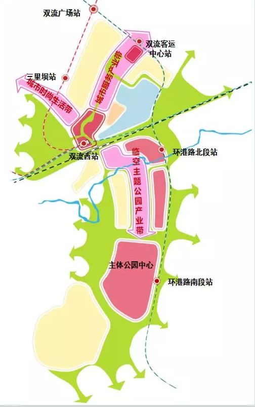 双流西站tod设计概念曝光二江寺站tod综合项目动工