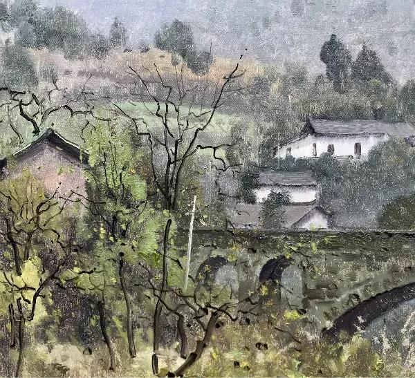 翁凯旋偏岩古镇跨年写生