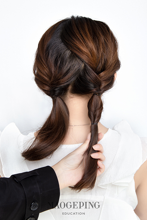 可爱甜美双低马尾萌妹必学