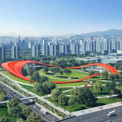 撒花天府新区紫光天府芯城标志性建筑荣获设计大奖
