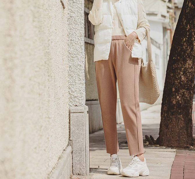 樱花裤不挑年龄不挑身材穿上就是筷子腿