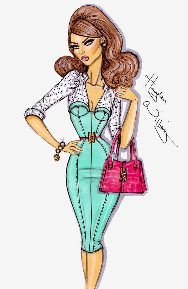 精美的时装设计创意插画艺术(第一辑)