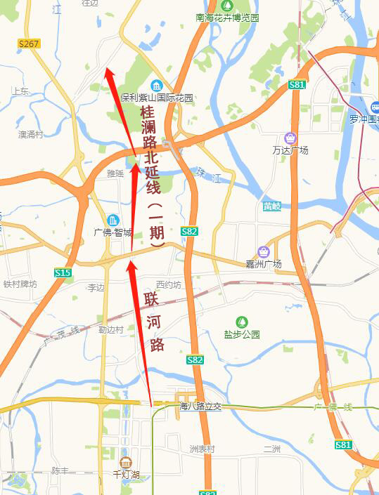 春節後進場施工桂瀾路北延線最新進展來了將貫通大瀝裡水兩地