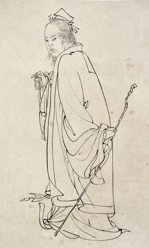 画令人震撼的中国传统线描蔡岚工笔人物欣赏