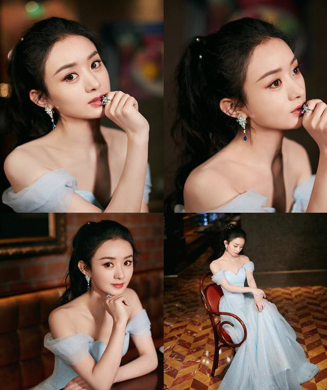 同出席活动宋轶赵丽颖礼服造型神似撞衫之下谁最尴尬