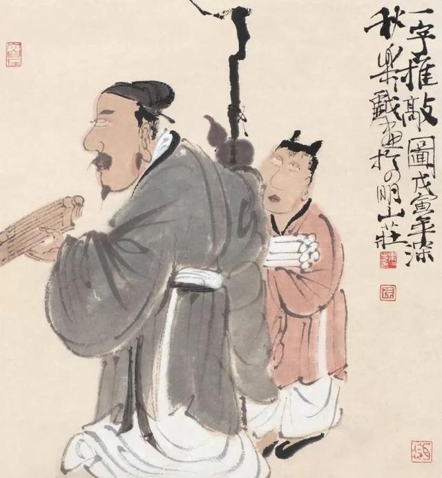 笔墨表现得恰到好处,调侃俏皮的不温不火,既具有时代特点的装饰趣味