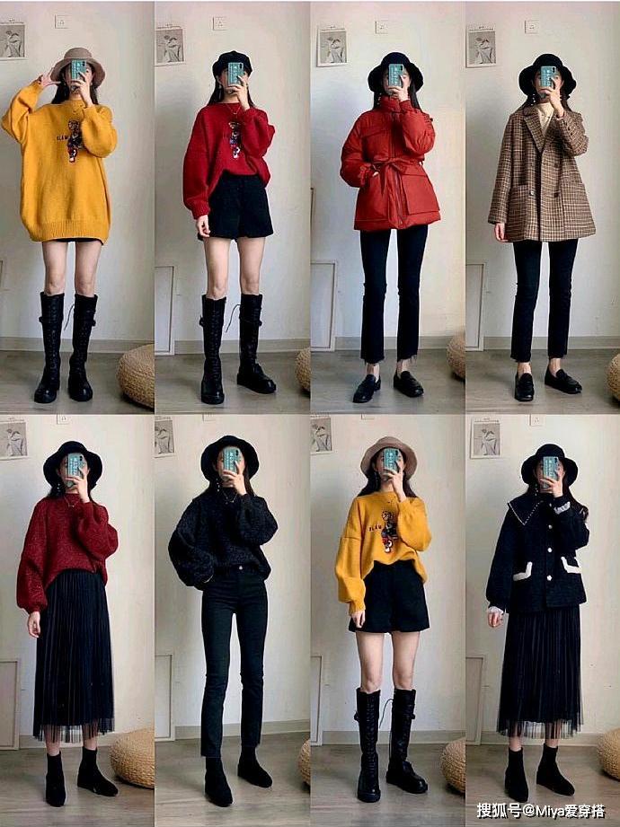 过年就该穿的舒适无拘束,这64套韩系穿搭,简约利落不挑身材