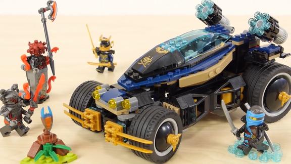 乐高70625lego幻影忍者斯宾吉斯大师武士vxl12连发冲锋车