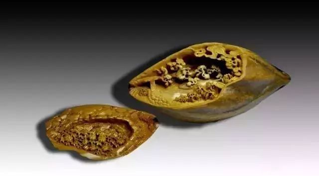 核雕你见过,合核雕刻却未必见过_桃花源