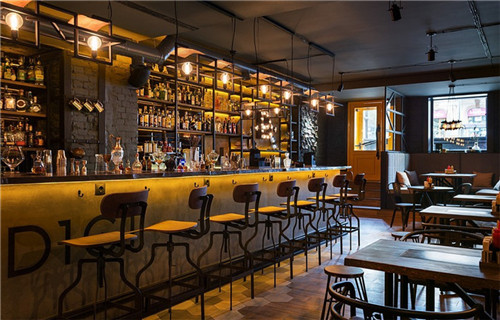 酒吧装修设计中各种风格的吊顶怎么做?