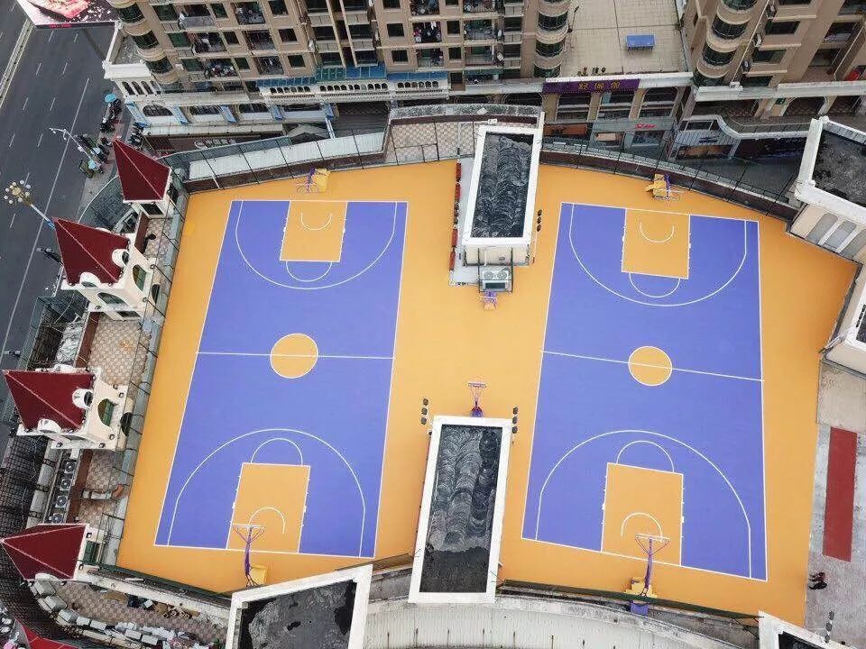 紫金篮球场图片