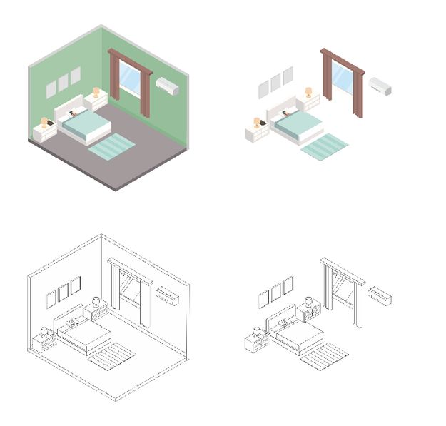 室内轴测图需要怎么完成