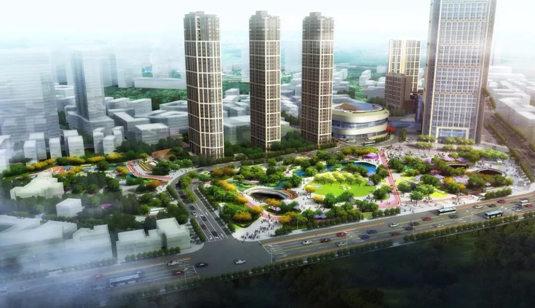 绿地紫金中心的住宅部分——海珀紫金是绿地在南京打造的第二个海珀系