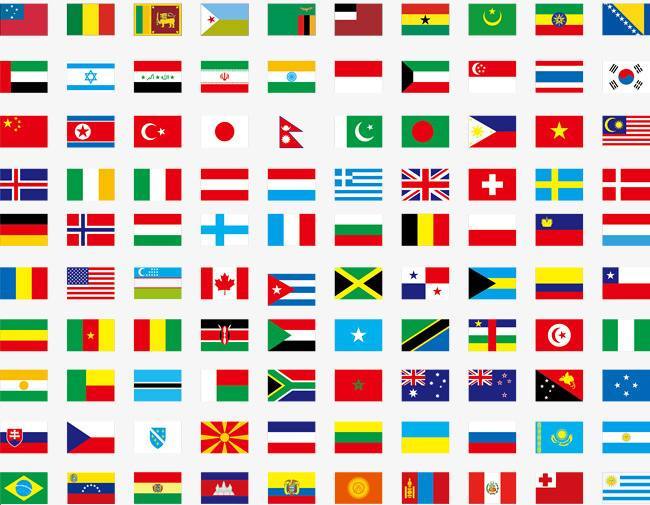 224个国家的国旗图片图片