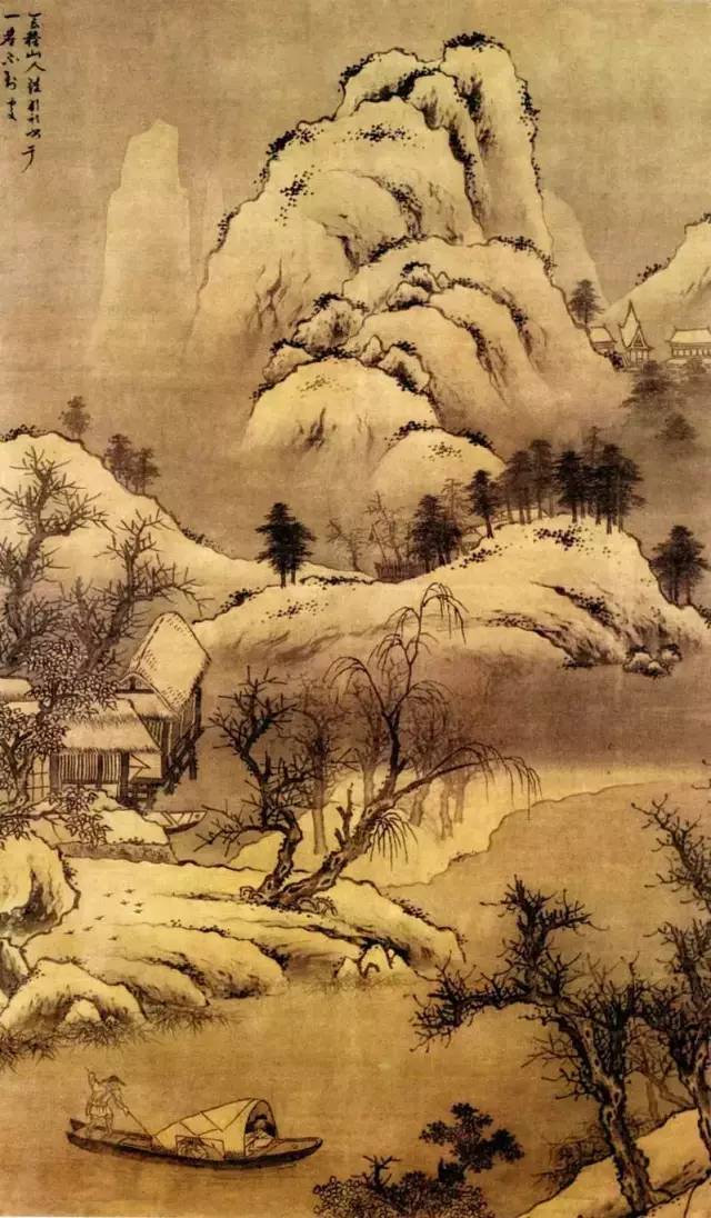 雪山水法术图片