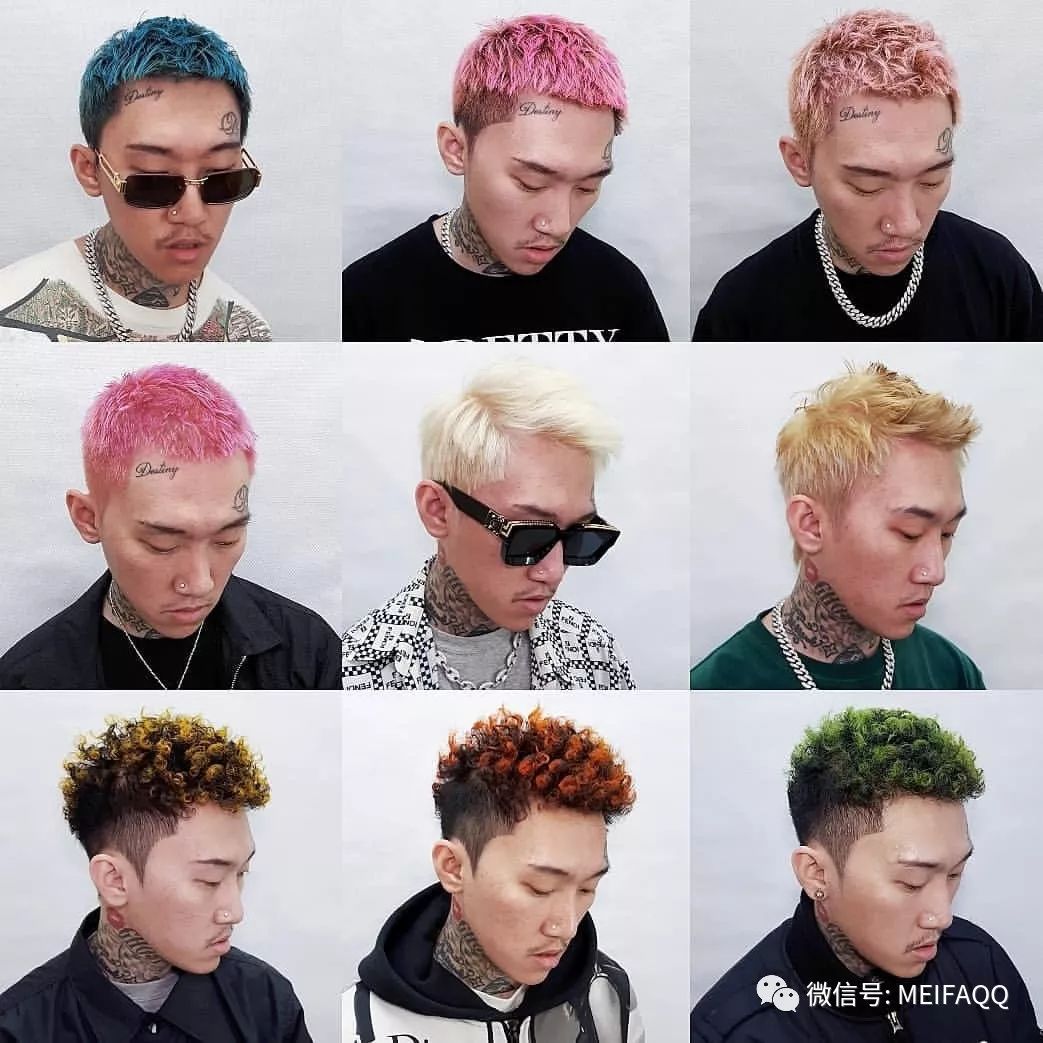 嬉皮式男生流行发型100款,换个发型你也是潮男