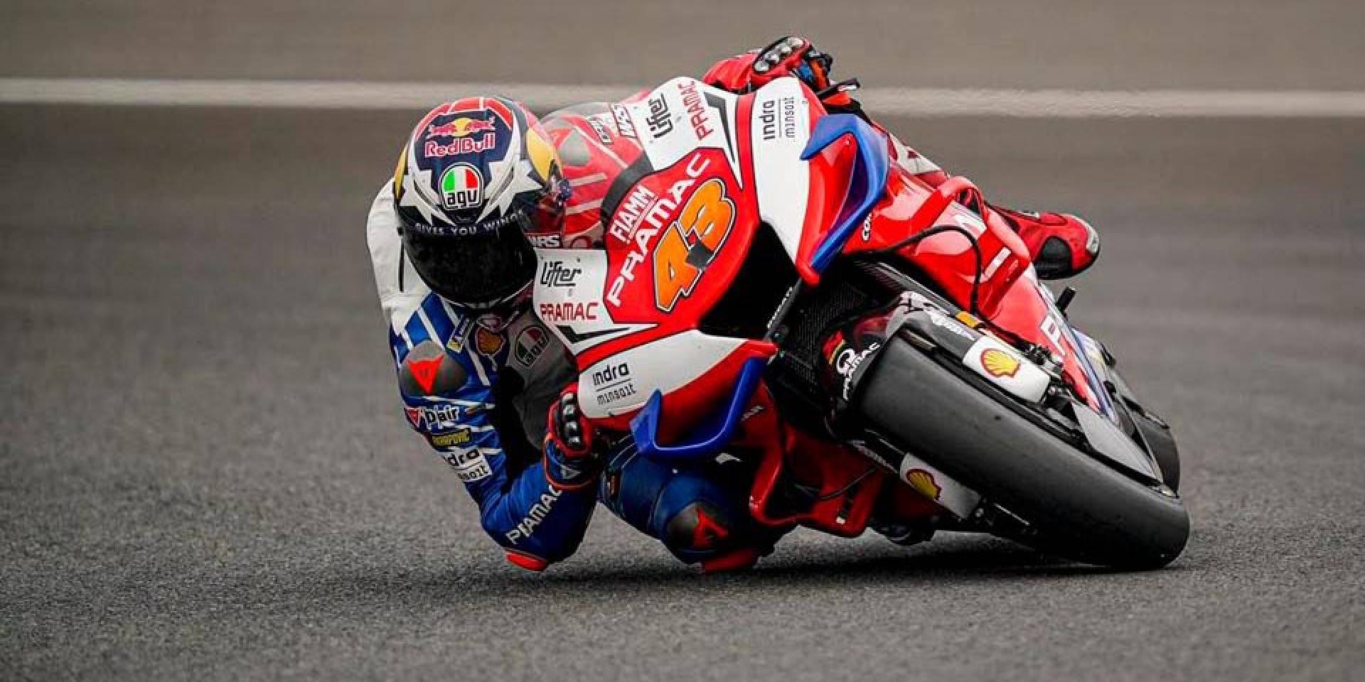 而目前奔驰于motogp赛场上,隶属于pramac racing的车手jack