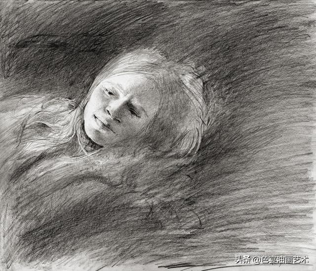 欣赏安德鲁怀斯andrewwyeth素描手稿作品