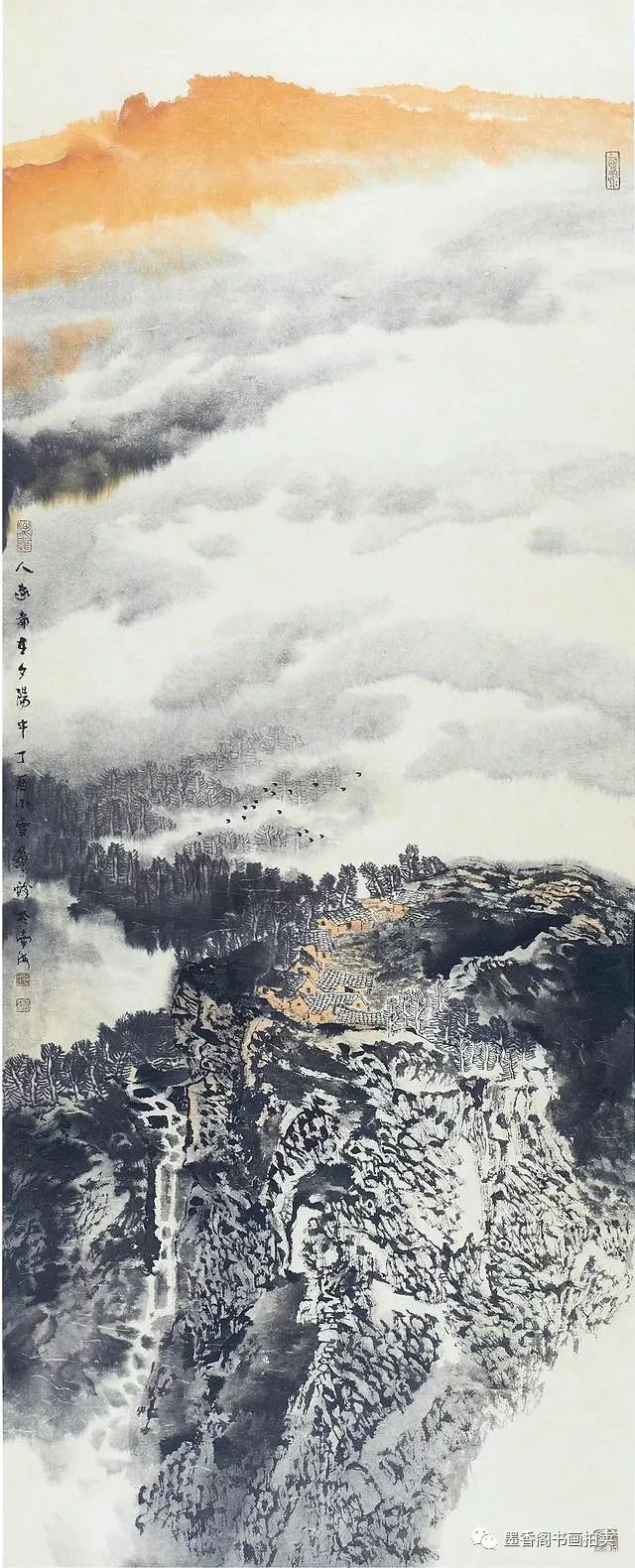 江显蛟山水画作品欣赏