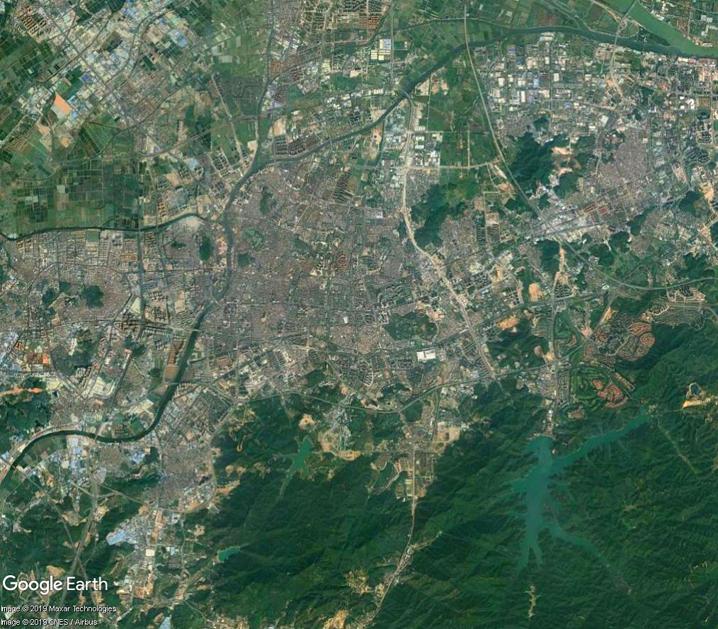 卫星看珠三角9大城市规划深圳虽小但经济第一肇庆最大但倒数