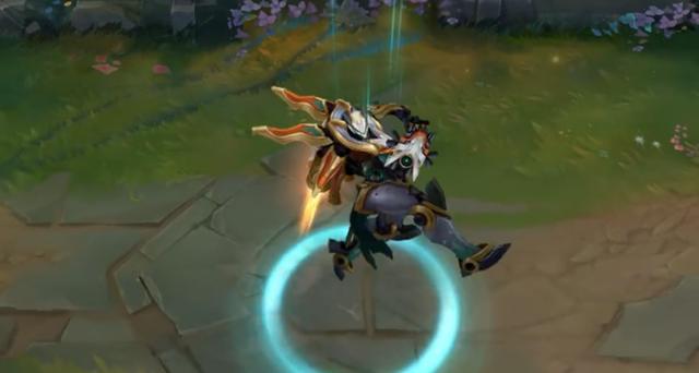 此次更新的皮肤系列名字为王国机神皮肤,之前英雄联盟是有一个霸天