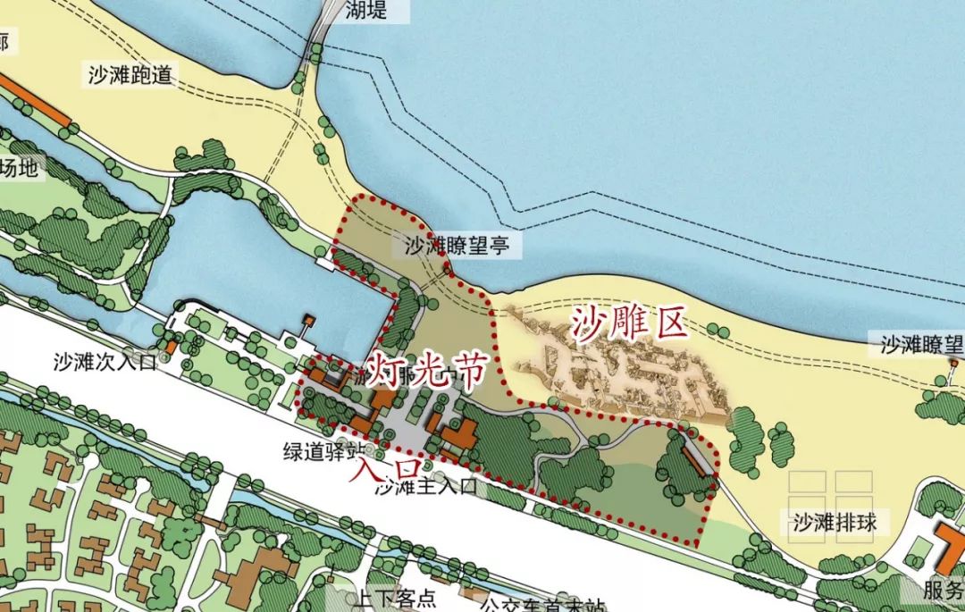 当灯光节遇到白色沙滩,骆马湖沙滩公园约您不见不散!