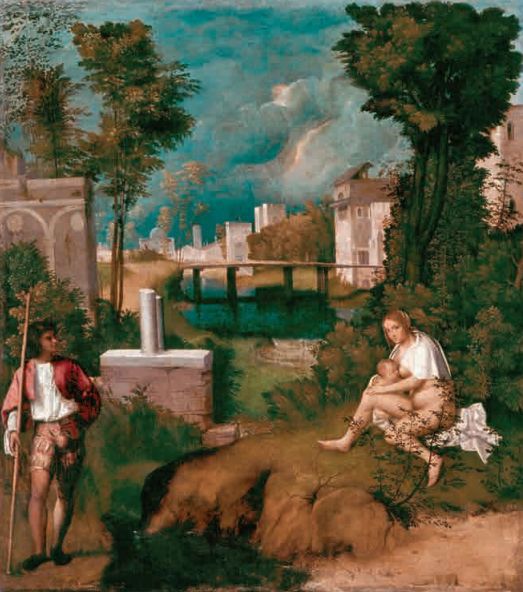 "的归属关系,而这幅名作与乔尔乔内(giorgione)《暴风雨》的完成,更是