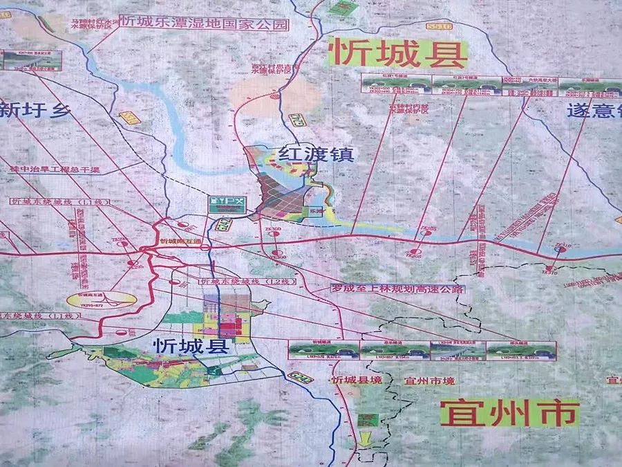 贺巴高速公路(忻城段)路线示意图(部分)来宾至都安段是贺州至巴马高速